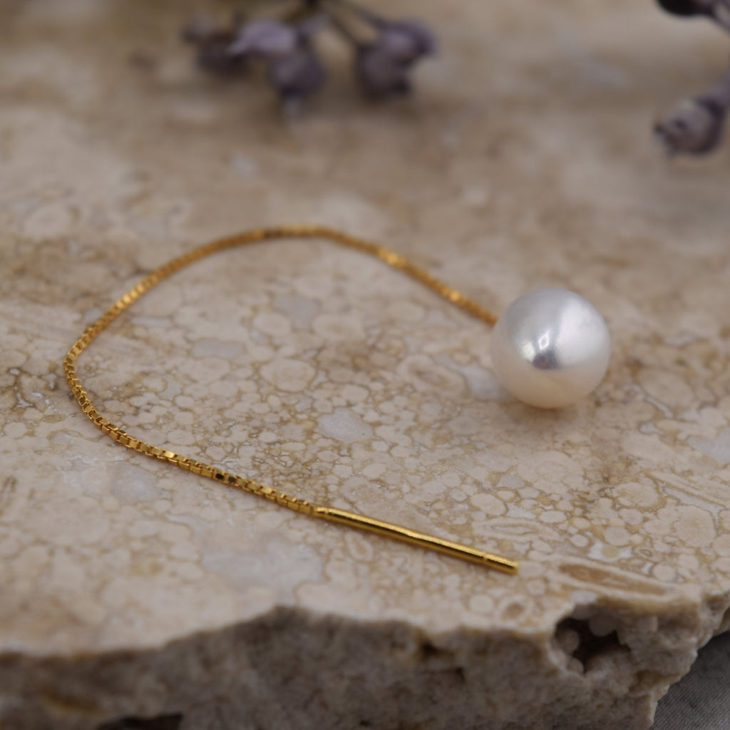 Sculpted Pearl Earrings