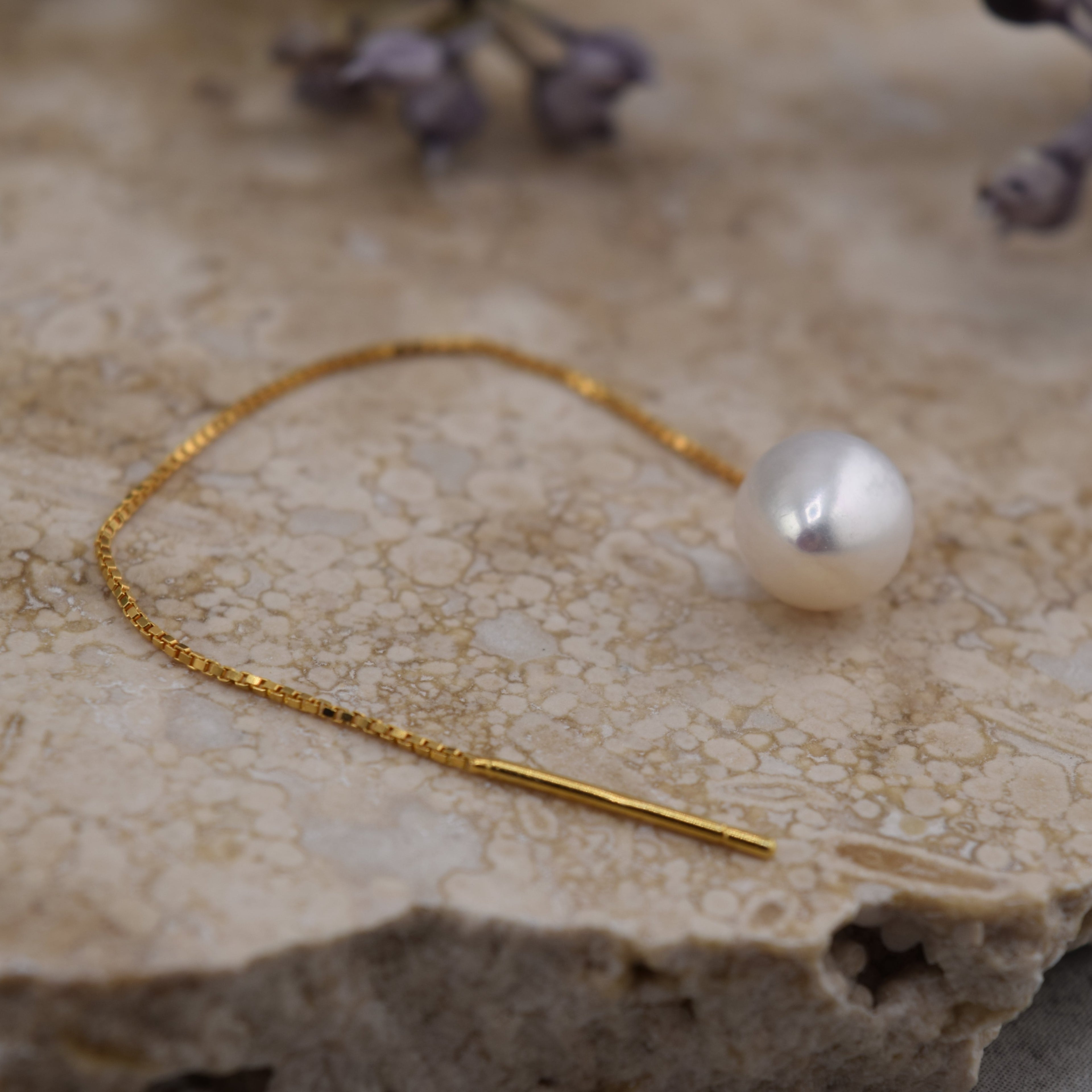 Sculpted Pearl Earrings