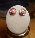 Blush Blossom Stud Earrings