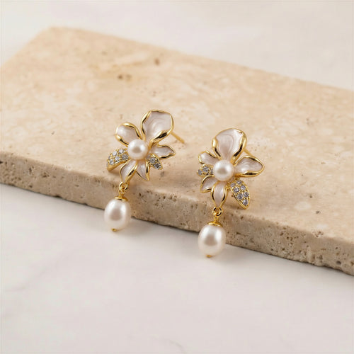 Bloom Pearl Earrings