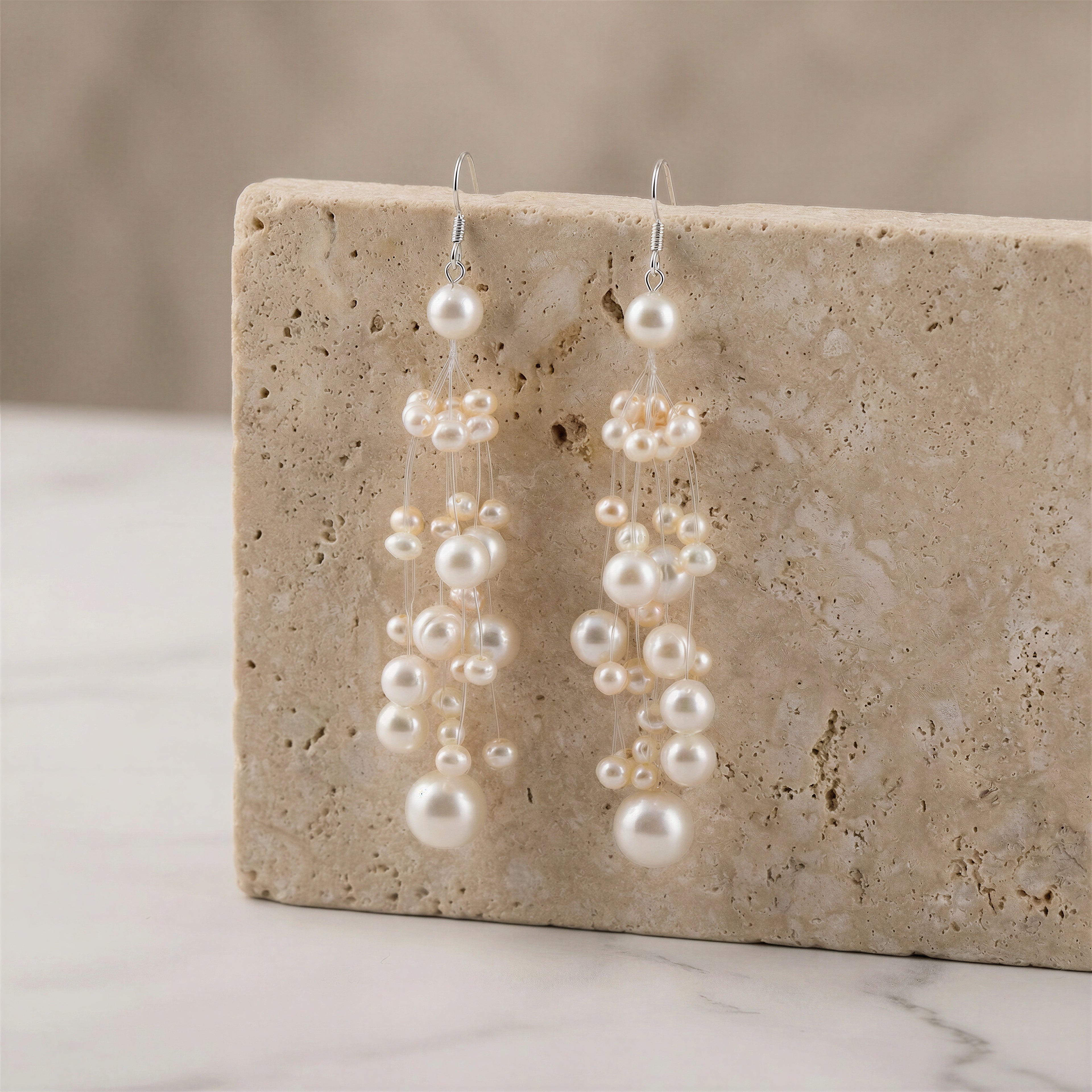 Pearl Cascade Earring