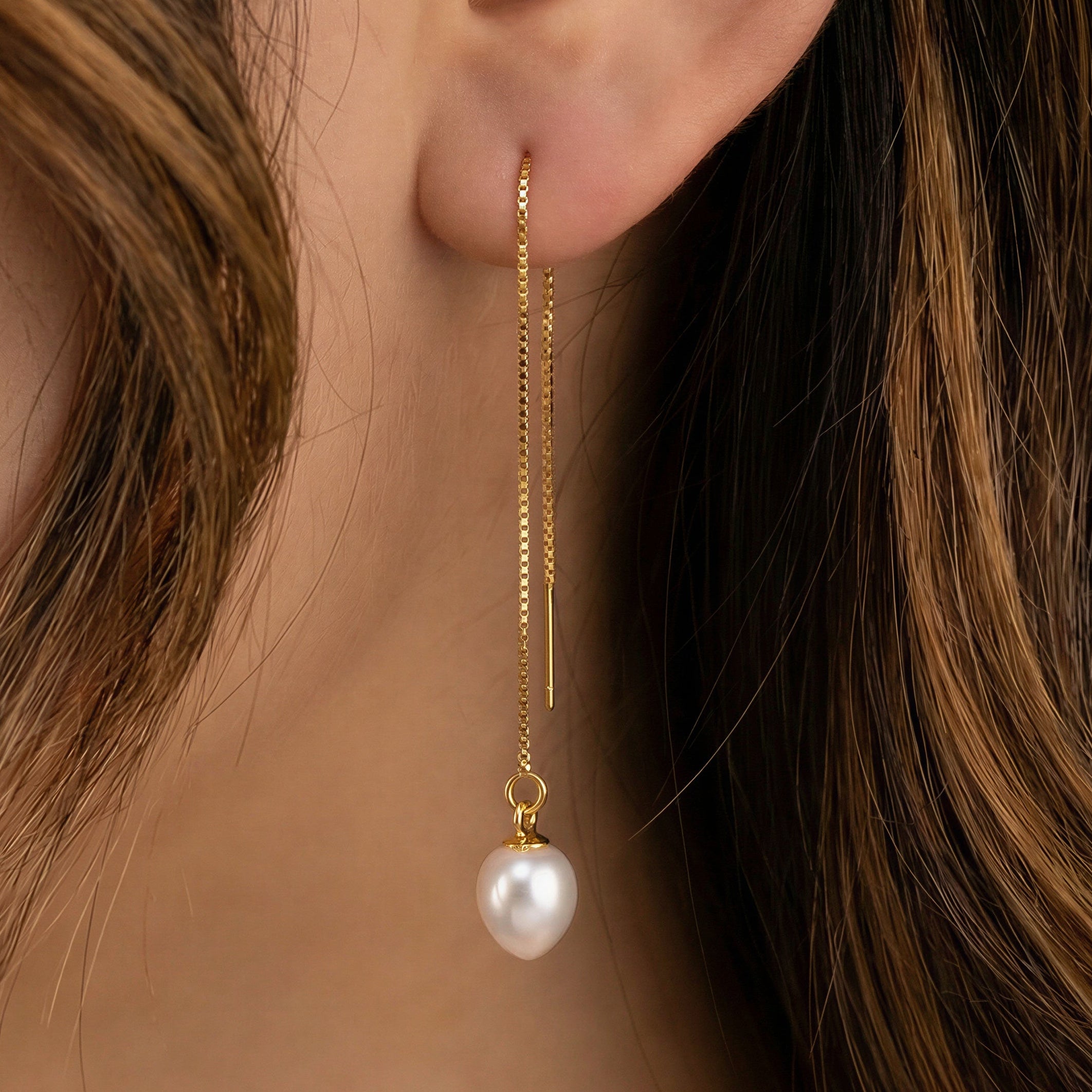 Sculpted Pearl Earrings