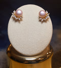 Pearl & Laurel Stud Earrings